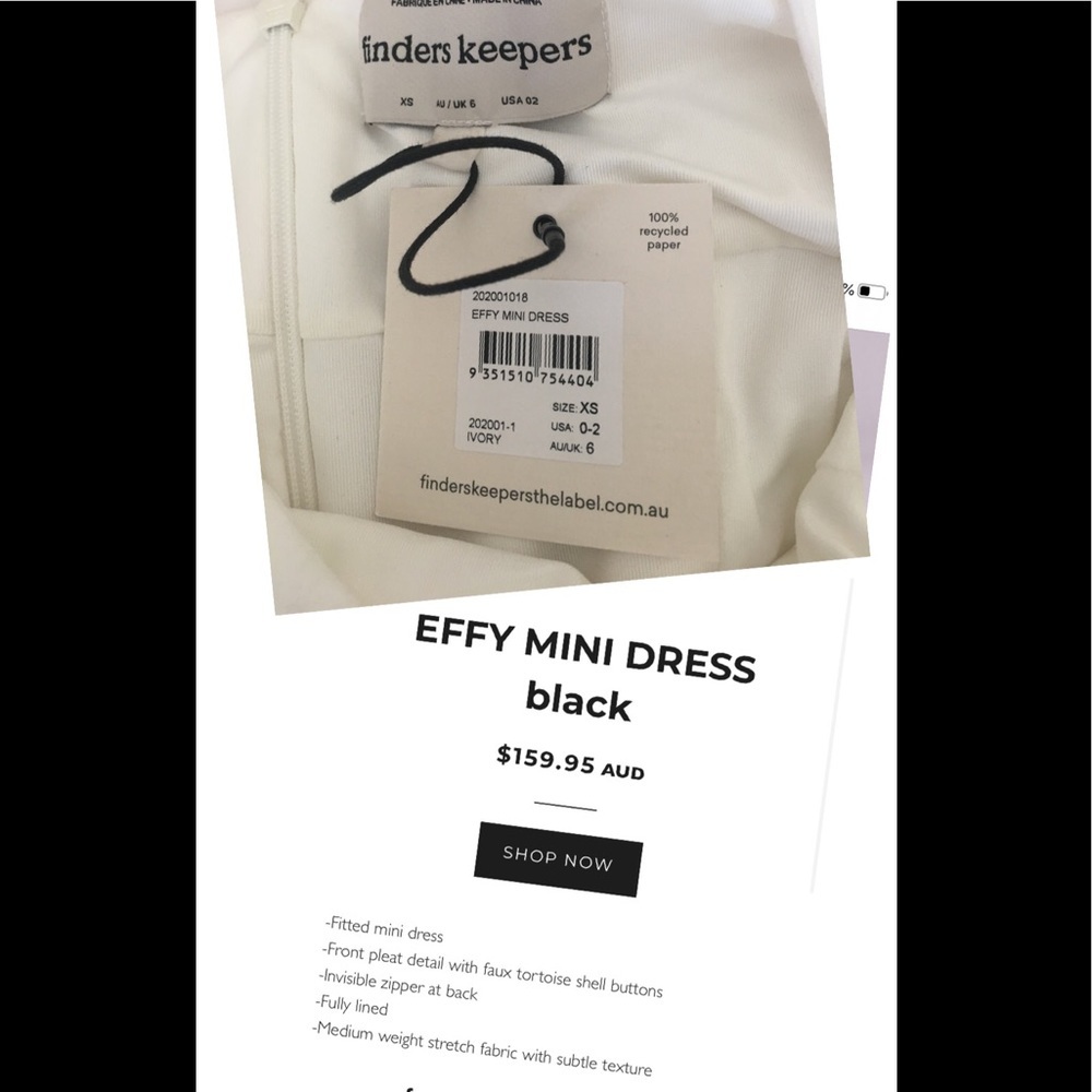 TOPSHOP WHITE DRESS - Picture 10 of 10